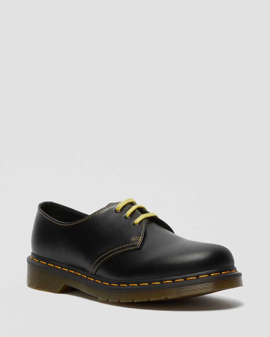 schwarze dr. martens 1461 atlas herren-oxfordschuhe