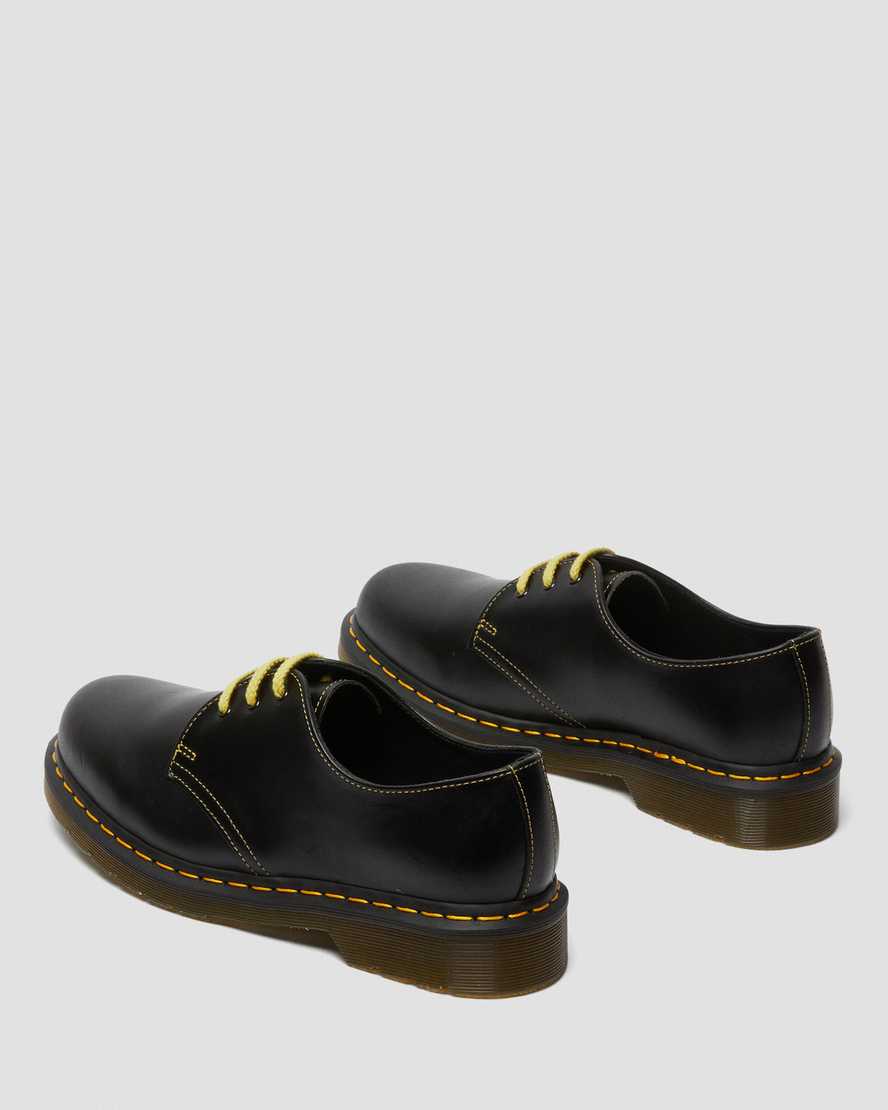 schwarze dr. martens 1461 atlas herren-oxfordschuhe