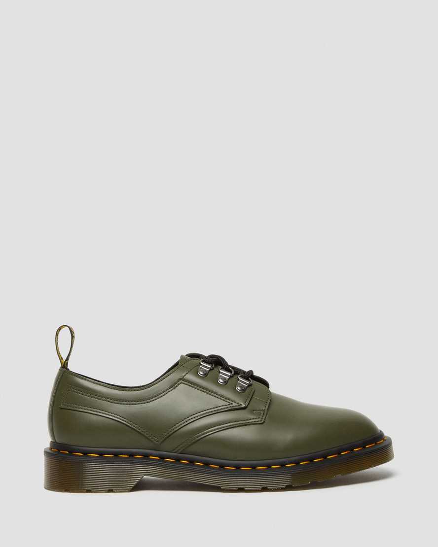 grüne dr. martens 1461 verso smooth herren-oxfordschuhe
