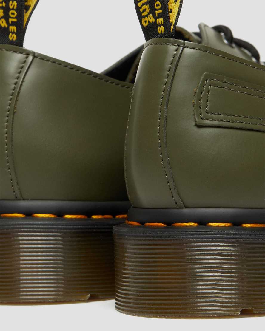 grüne dr. martens 1461 verso smooth herren-oxfordschuhe