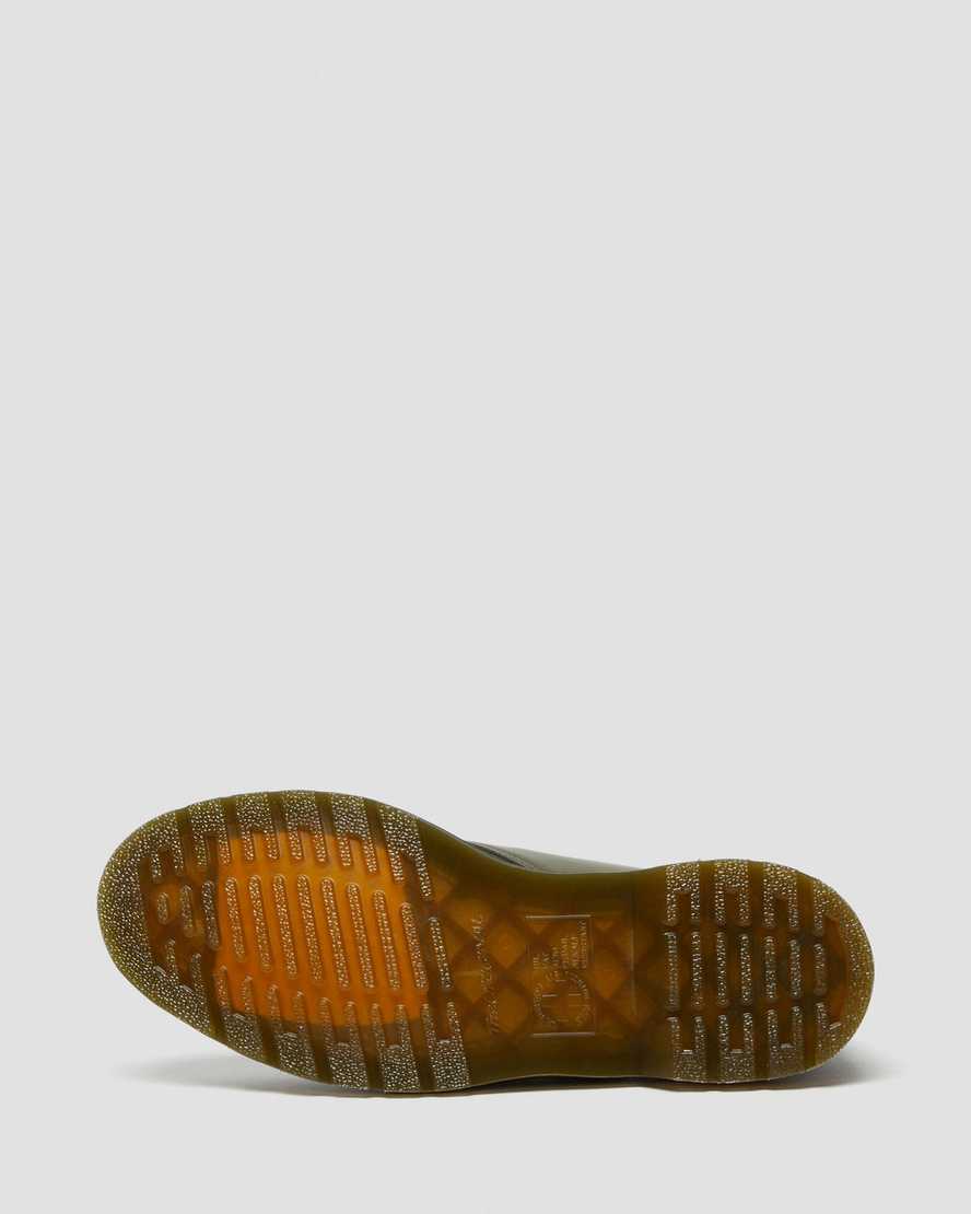 grüne dr. martens 1461 verso smooth herren-oxfordschuhe
