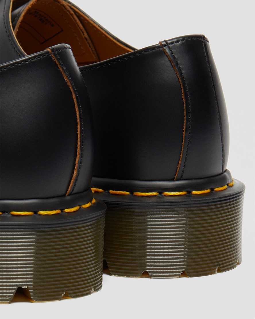 schwarze dr. martens 1461 bex zehenkappe vintage herren oxford schuhe