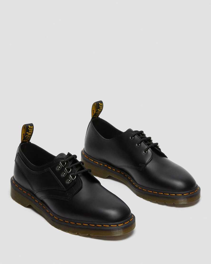 schwarze dr. martens 1461 verso smooth herren-oxfordschuhe