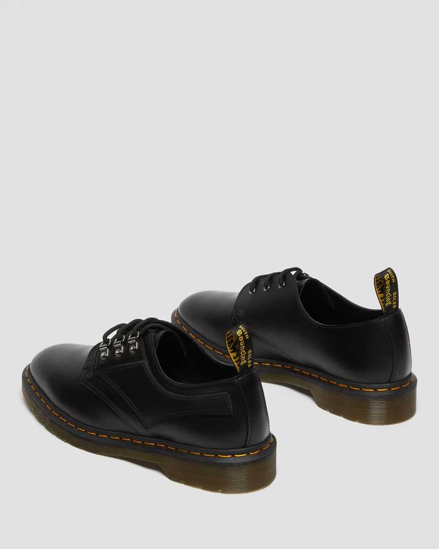 schwarze dr. martens 1461 verso smooth herren-oxfordschuhe