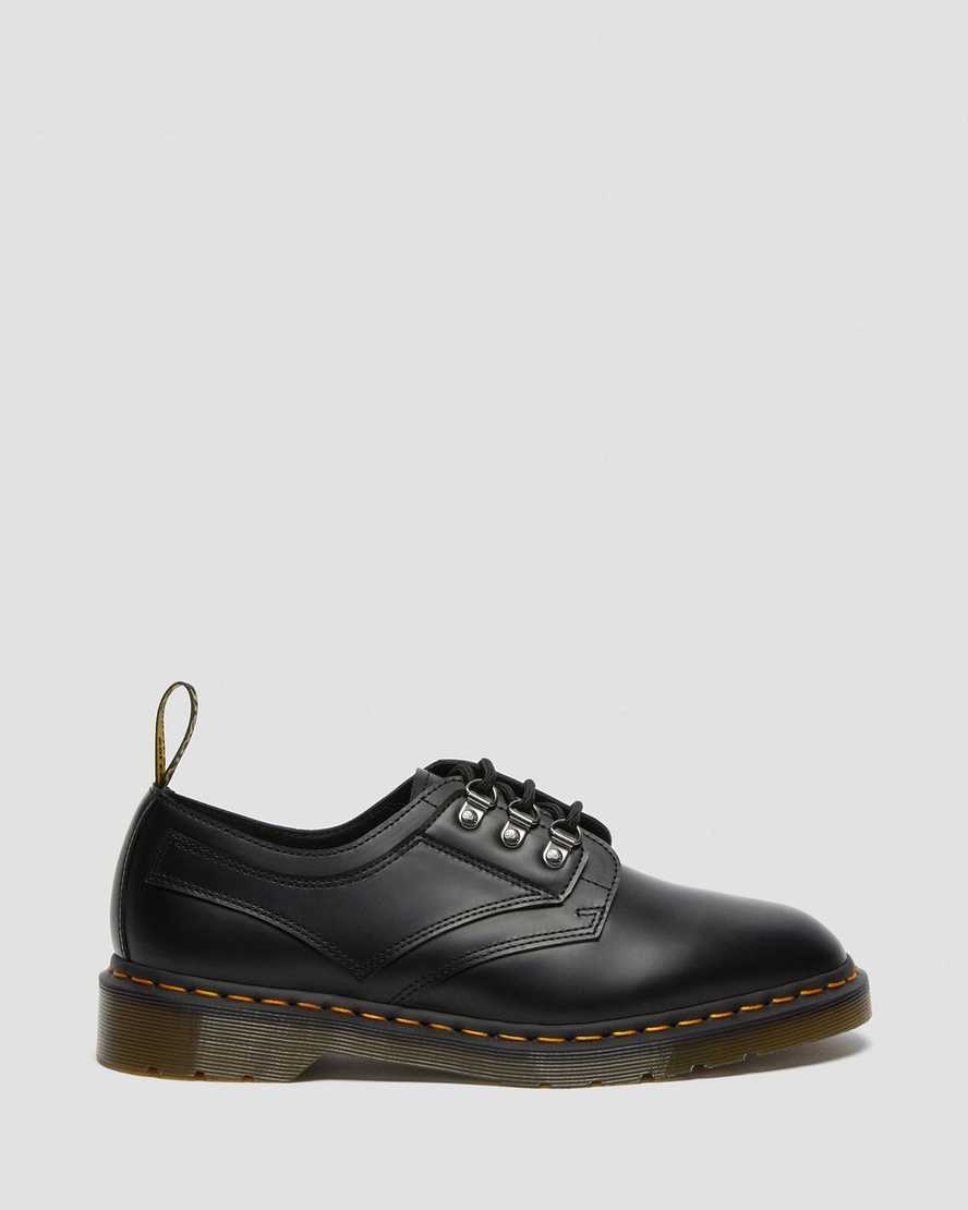 schwarze dr. martens 1461 verso smooth herren-oxfordschuhe