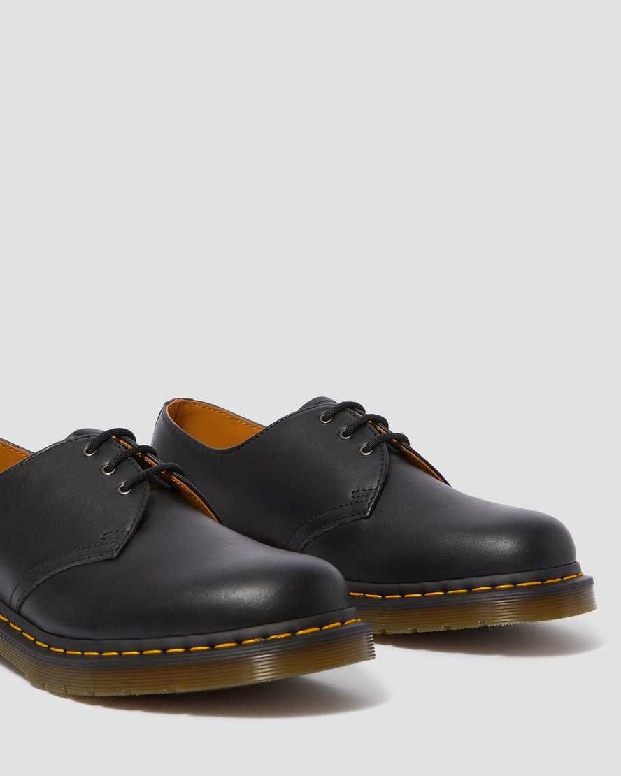 schwarze dr. martens 1461 nappa herren-oxfordschuhe