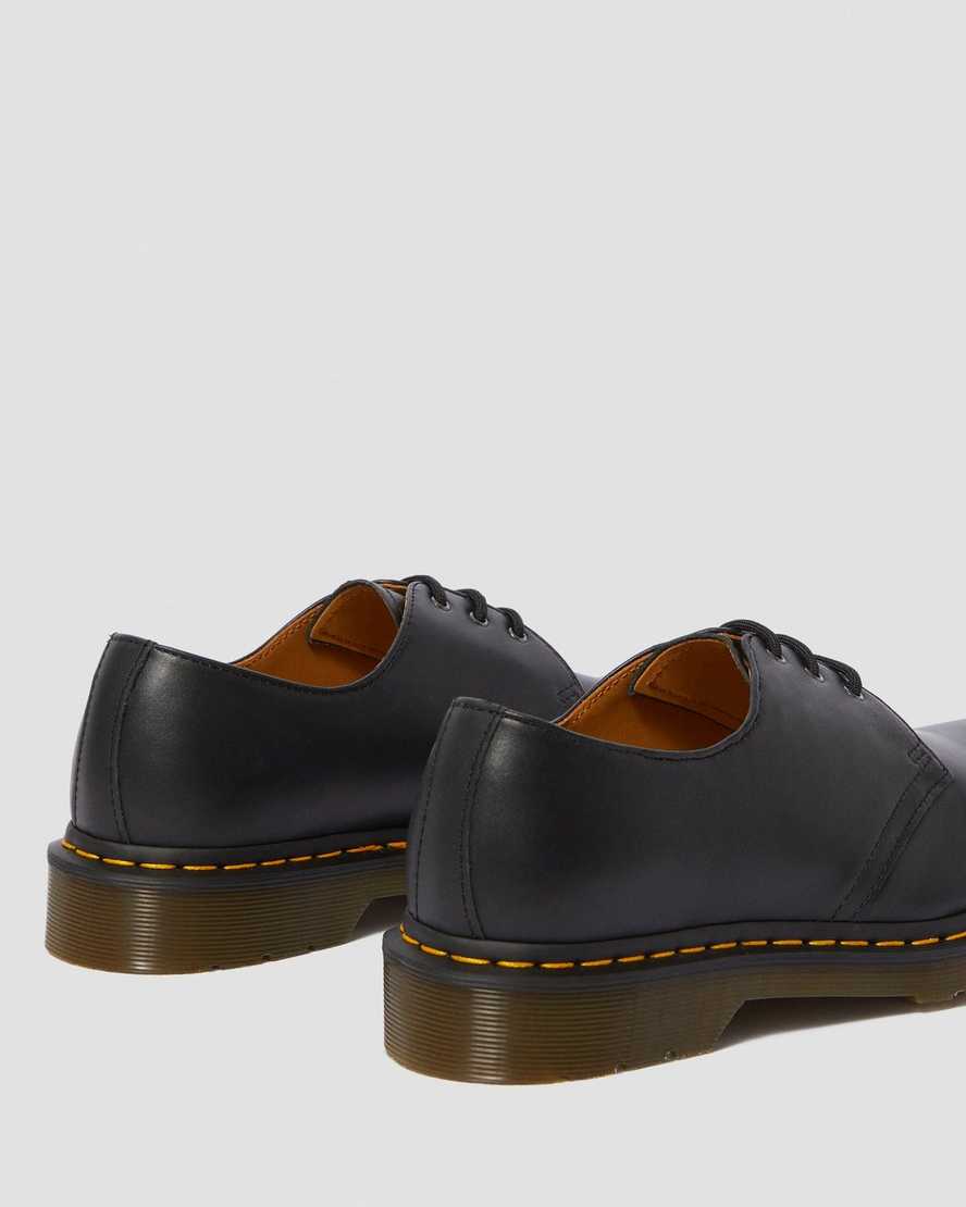 schwarze dr. martens 1461 nappa herren-oxfordschuhe