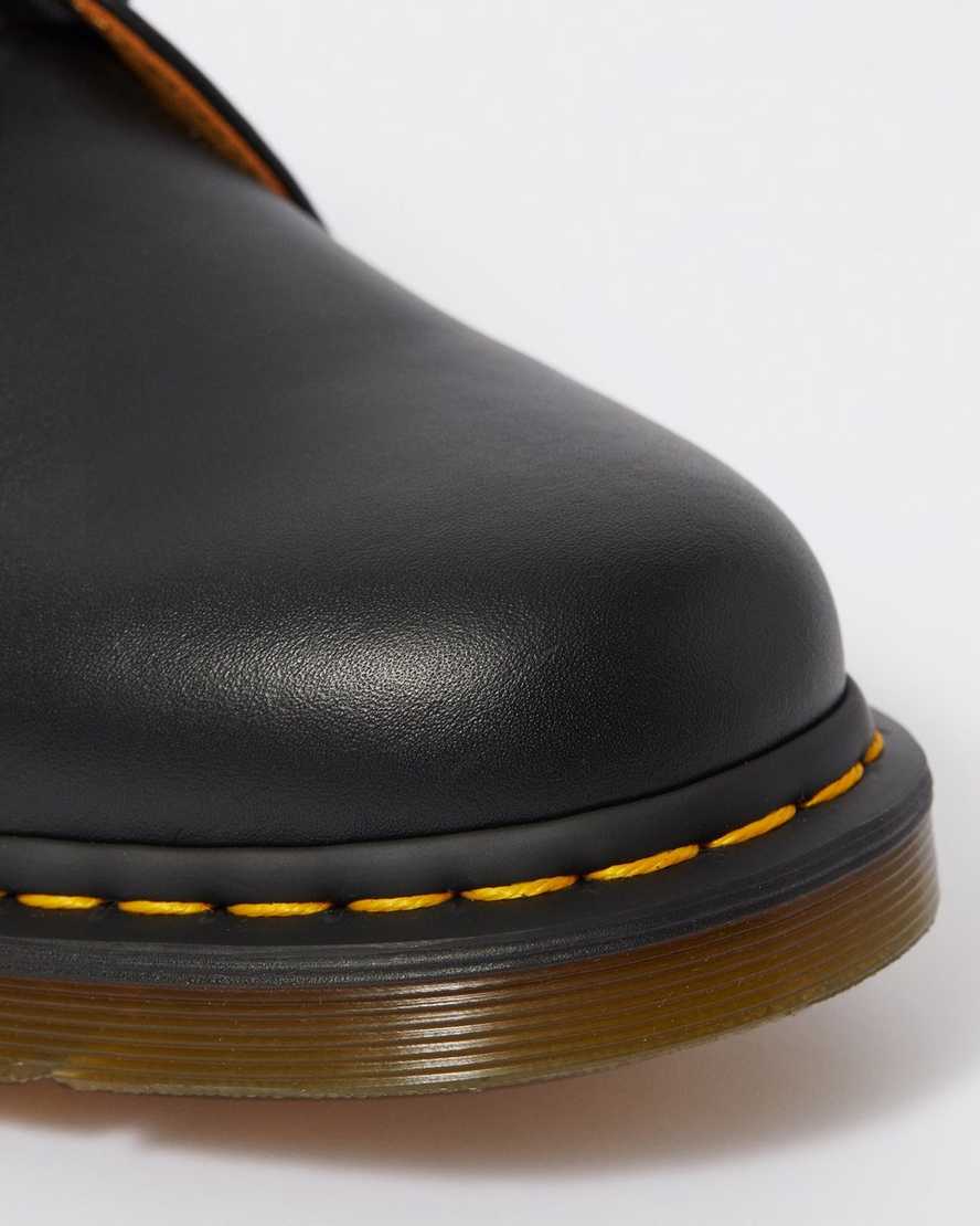 schwarze dr. martens 1461 nappa herren-oxfordschuhe