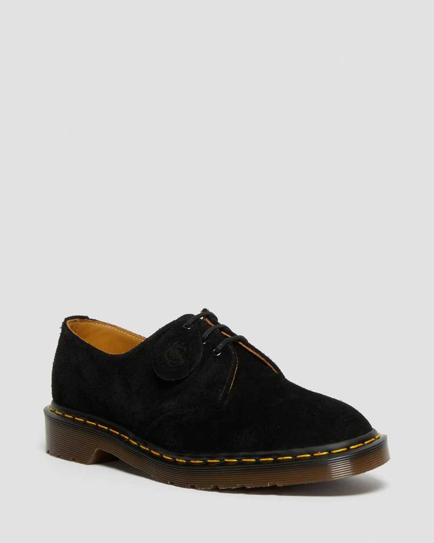 schwarze dr. martens 1461 herren-oxfordschuhe hergestellt in england