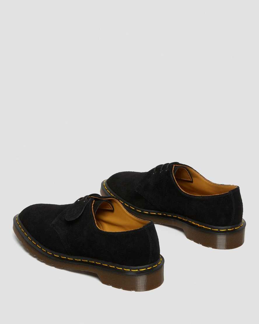 schwarze dr. martens 1461 herren-oxfordschuhe hergestellt in england