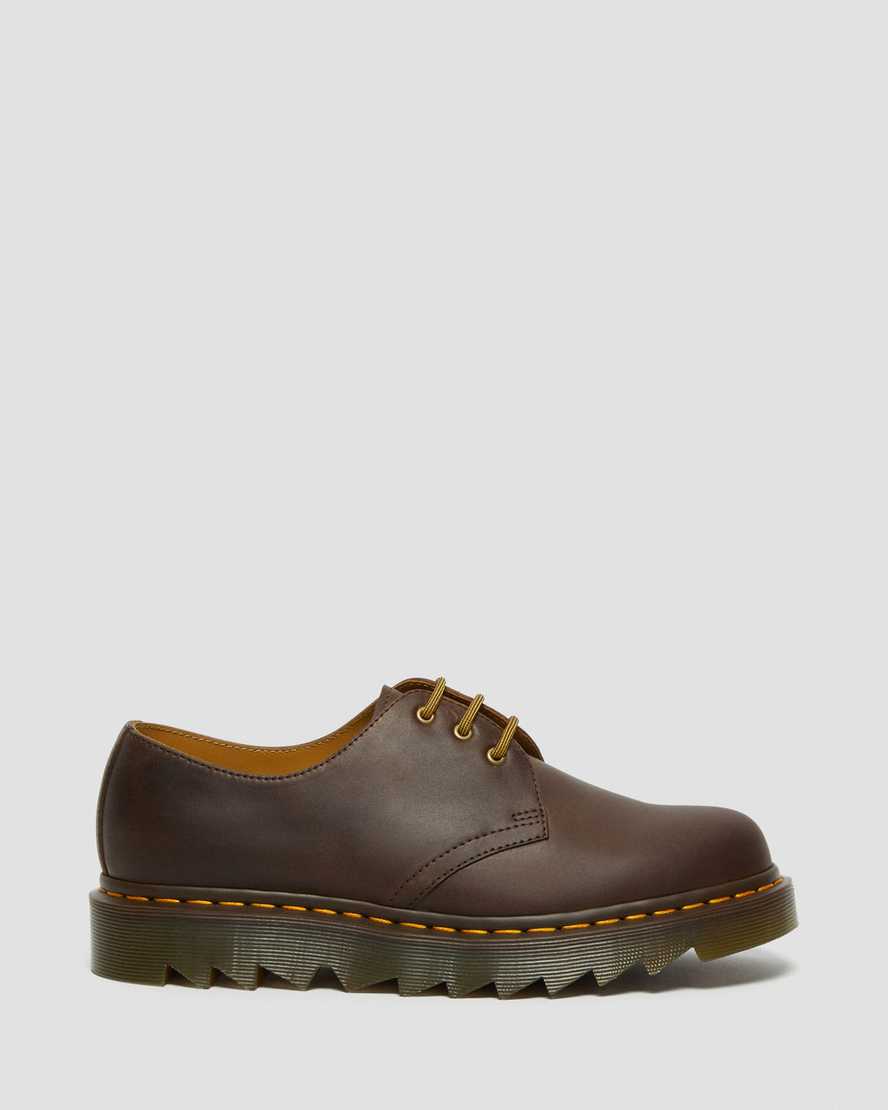 braune dr. martens 1461 ziggy herren-oxfordschuhe