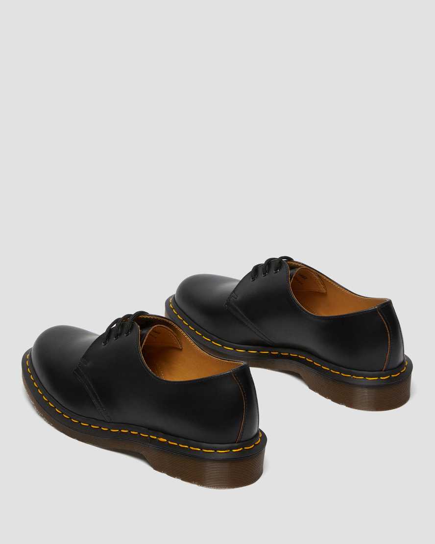 schwarze dr. martens 1461 vintage herren-oxfordschuhe hergestellt in england