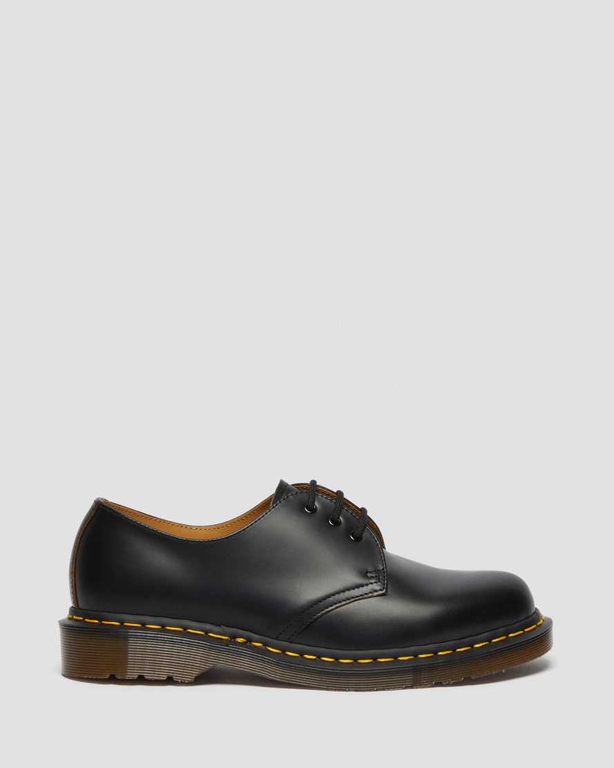 schwarze dr. martens 1461 vintage herren-oxfordschuhe hergestellt in england