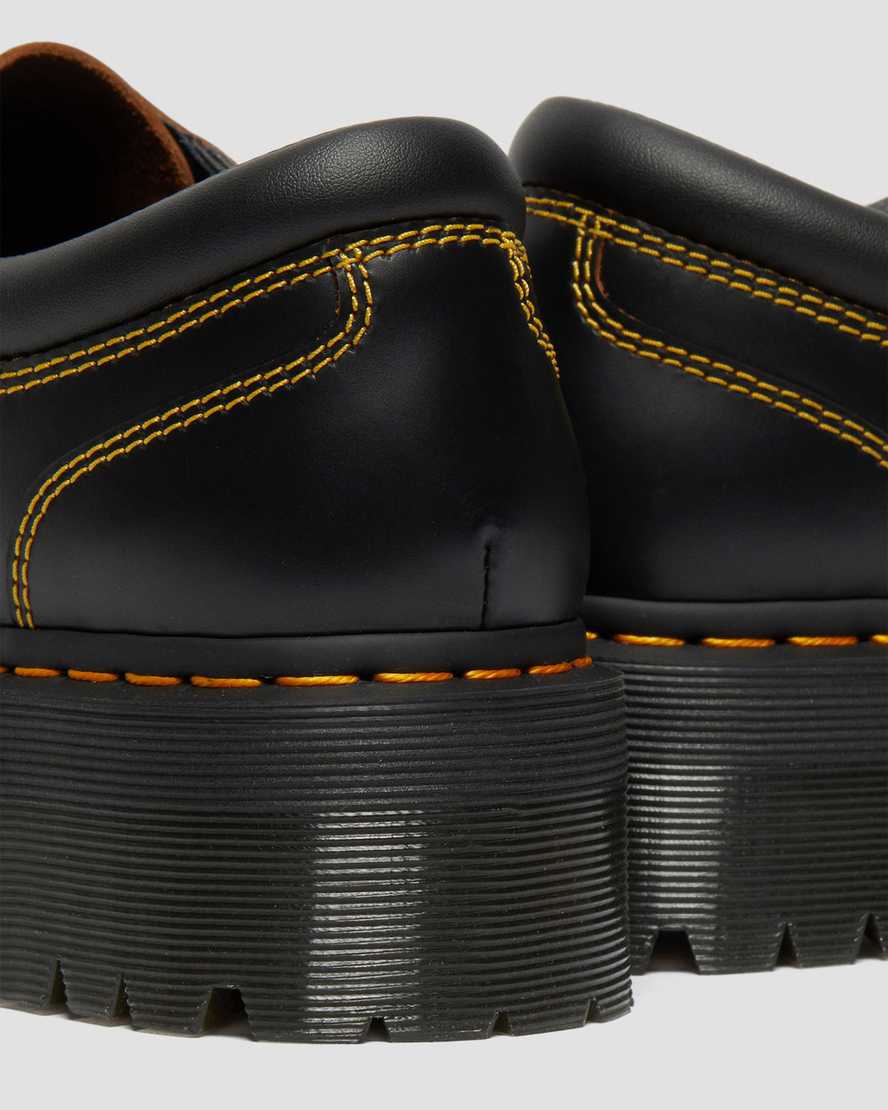 schwarze dr. martens collier schnürschuhe für herren mit plateausohle