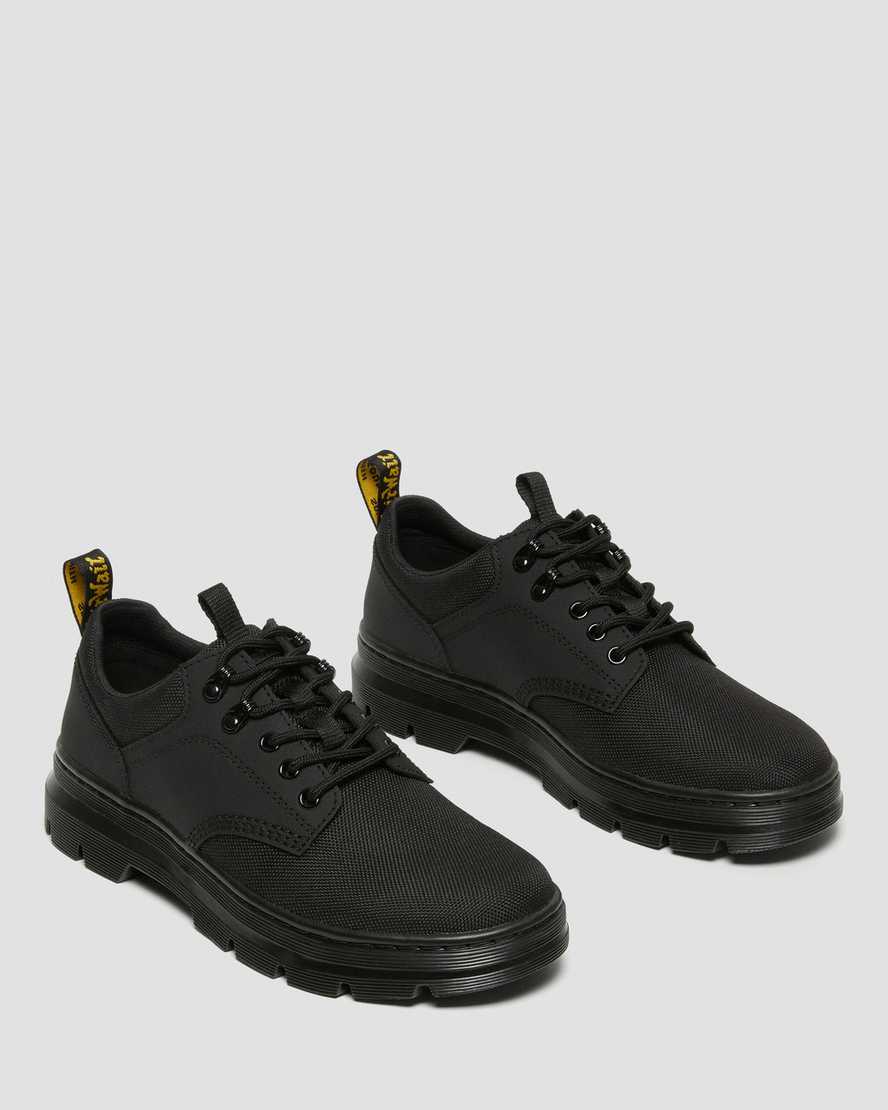schwarze dr. martens reeder mono herren-utility-schuhe