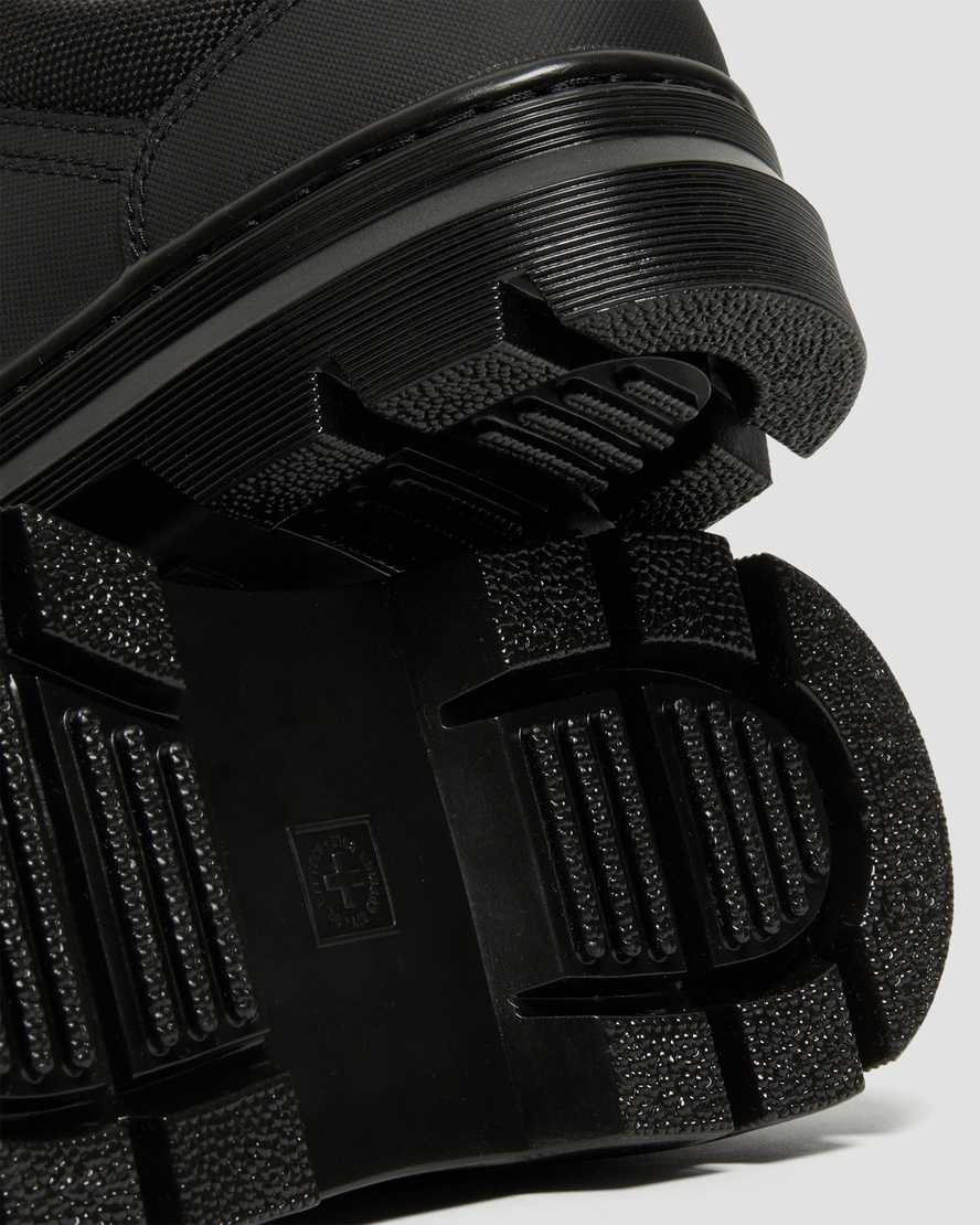 schwarze dr. martens reeder mono herren-utility-schuhe