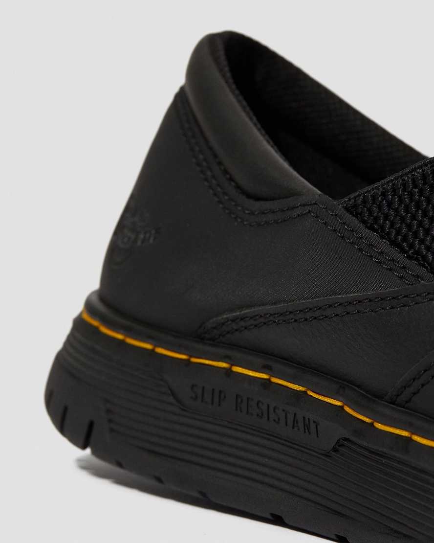 schwarze dr. martens brockley rutschfeste herren-arbeitsschuhe