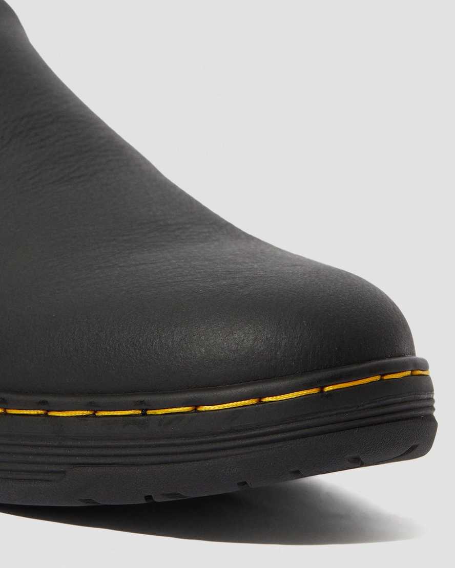 schwarze dr. martens brockley rutschfeste herren-arbeitsschuhe