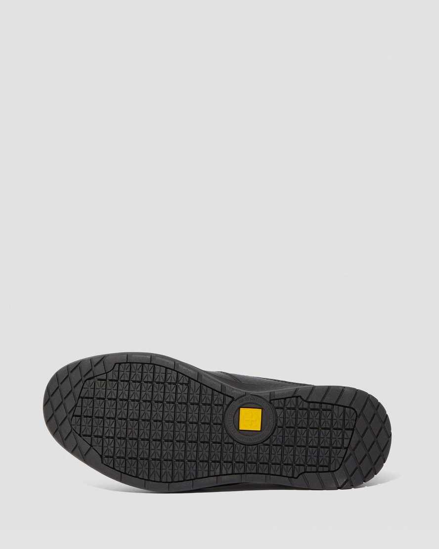 schwarze dr. martens brockley rutschfeste herren-arbeitsschuhe