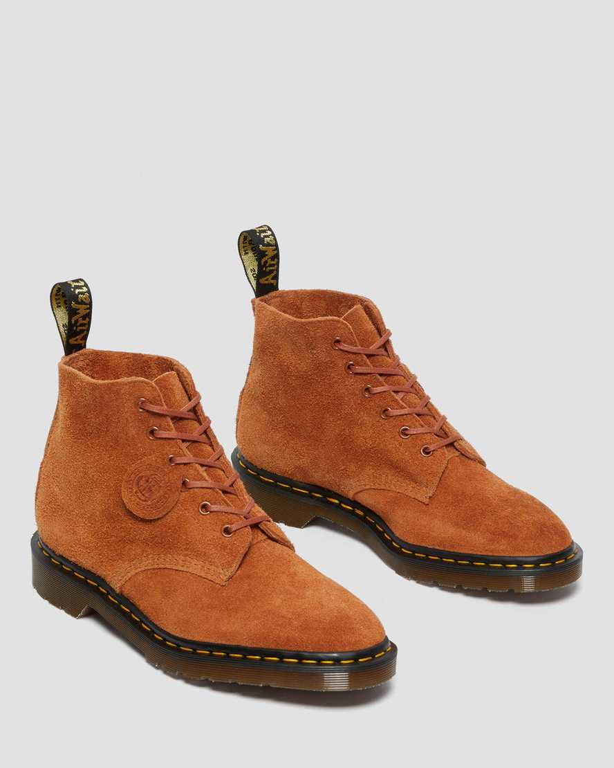 braune dr. martens 101 damen-ankle-boots