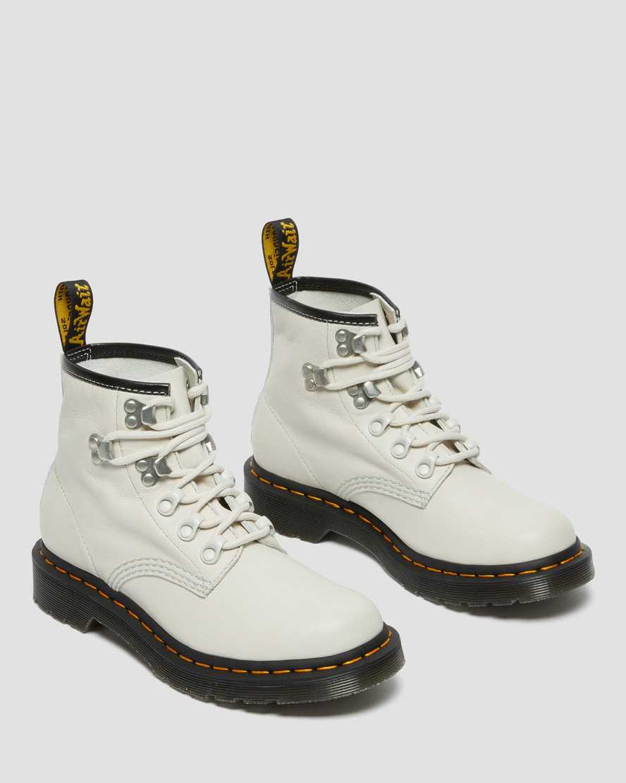 braune dr. martens 101 hardware virginia damen-ankle-boots