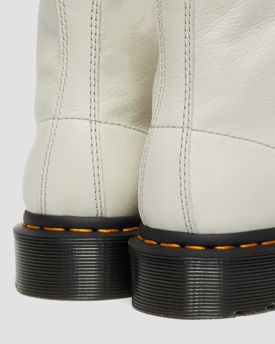 braune dr. martens 101 hardware virginia damen-ankle-boots