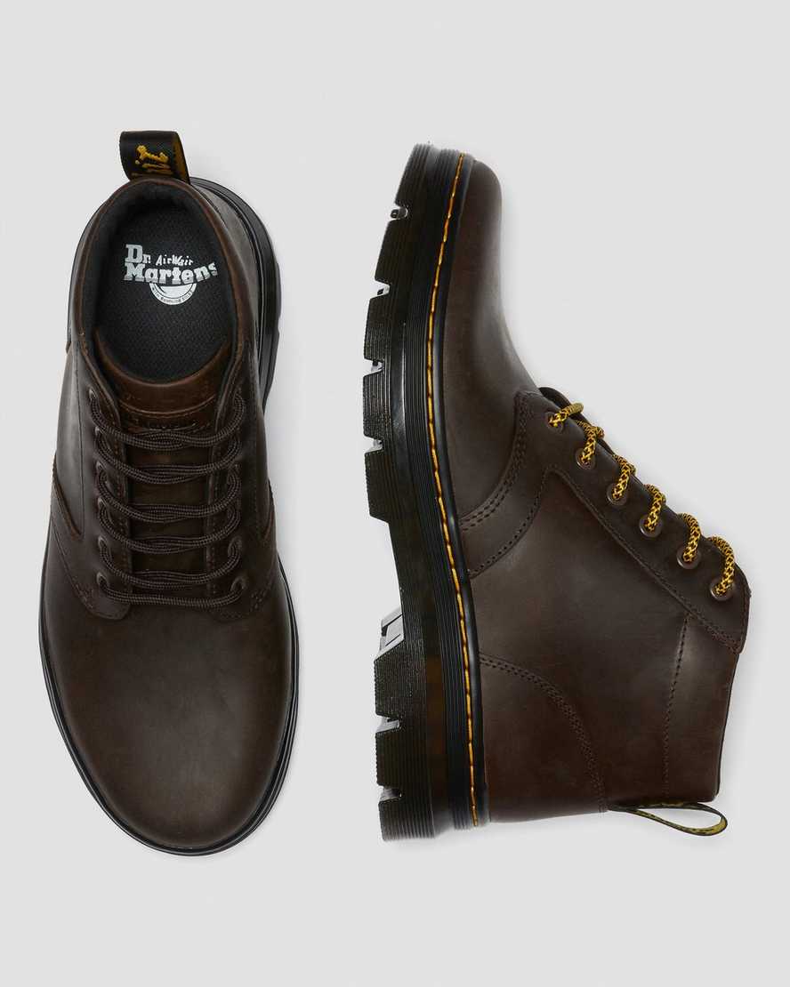 braune dr. martens bonny damen-freizeitstiefel