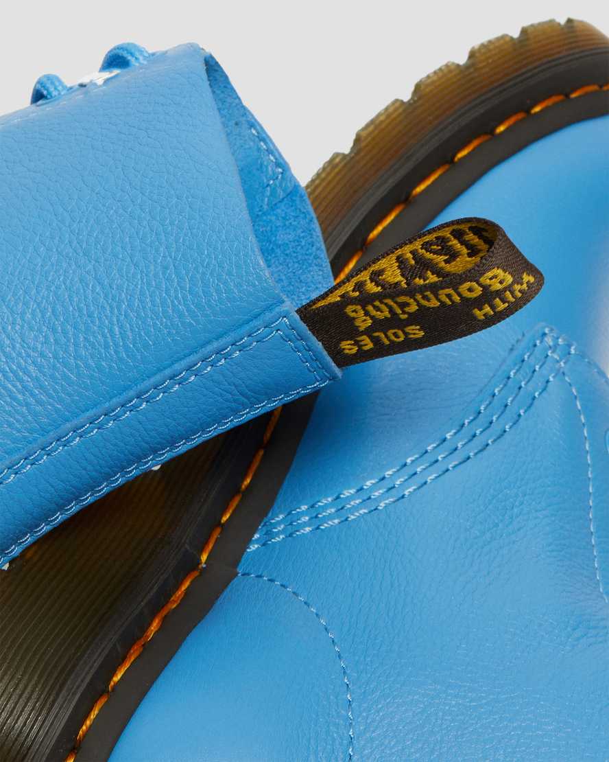 blaue dr. martens 1460 pascal virginia damen-freizeitstiefel