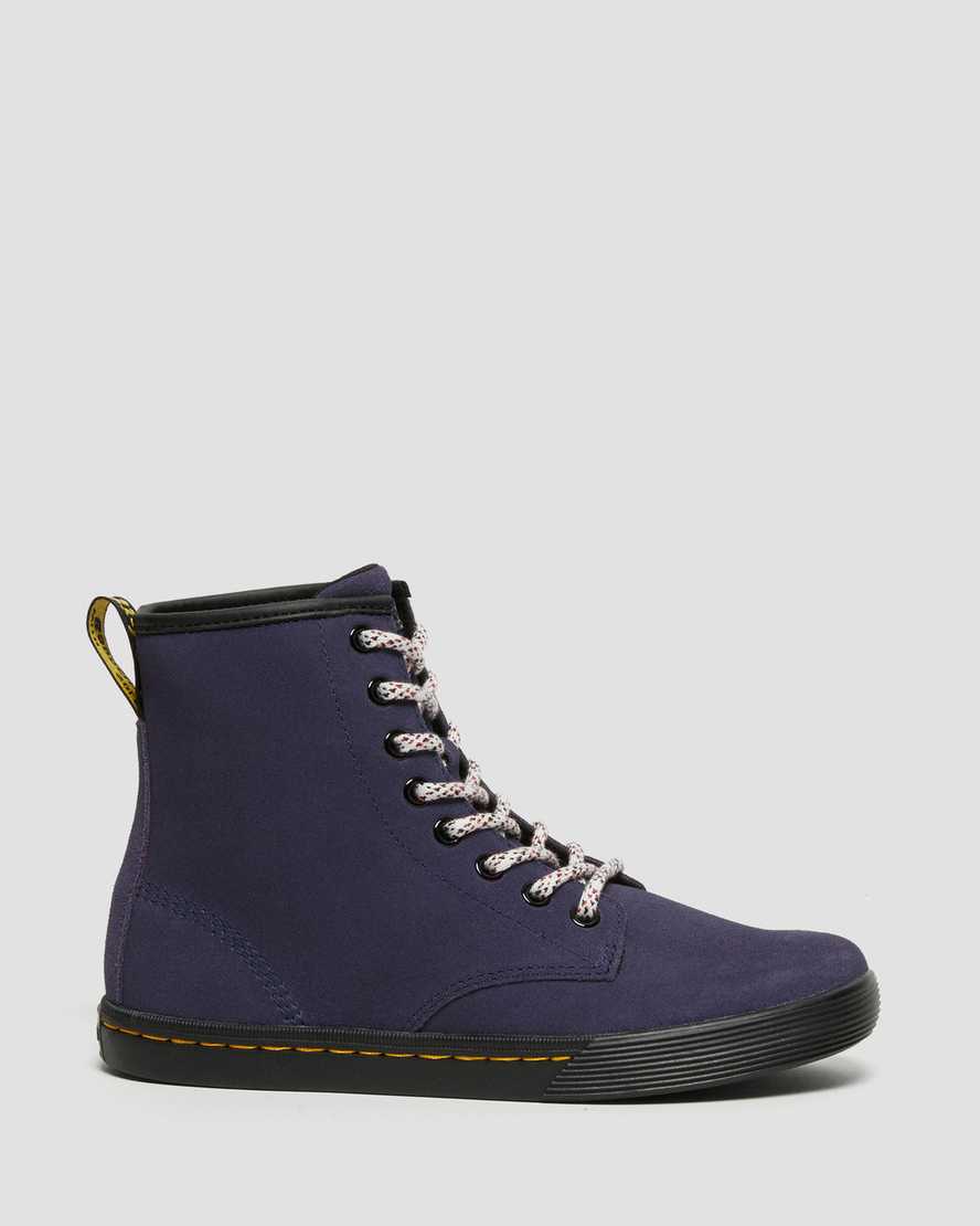 blaue dr. martens sheridan damen-freizeitstiefel