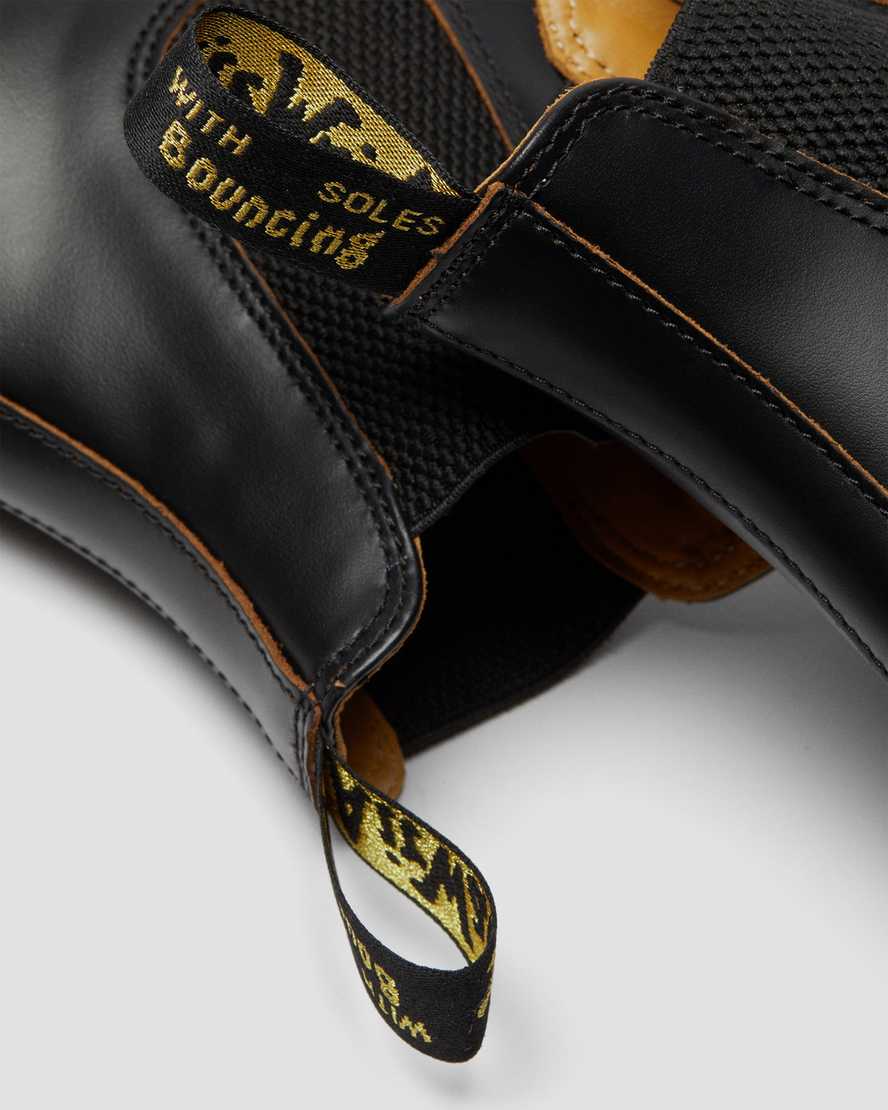 schwarze dr. martens 2976 vintage chelsea boots für damen hergestellt in england