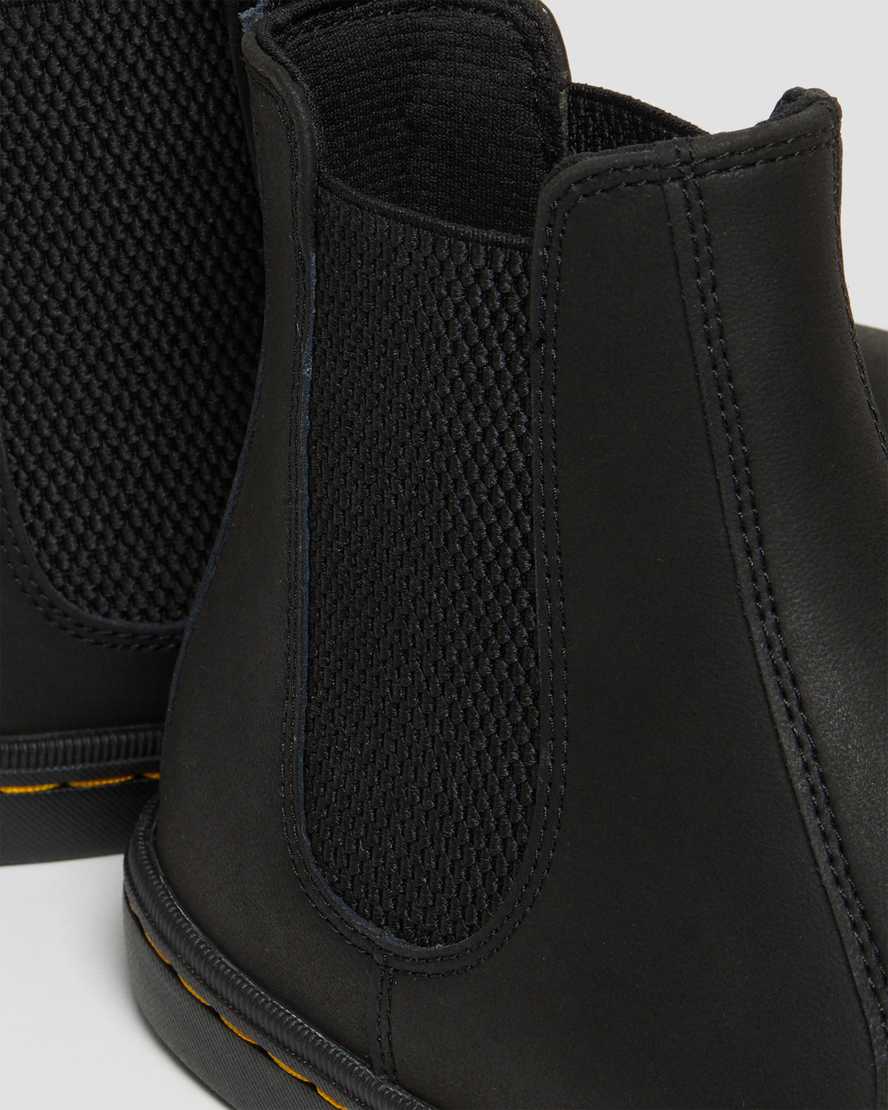 schwarze dr. martens makela chelsea boots für damen