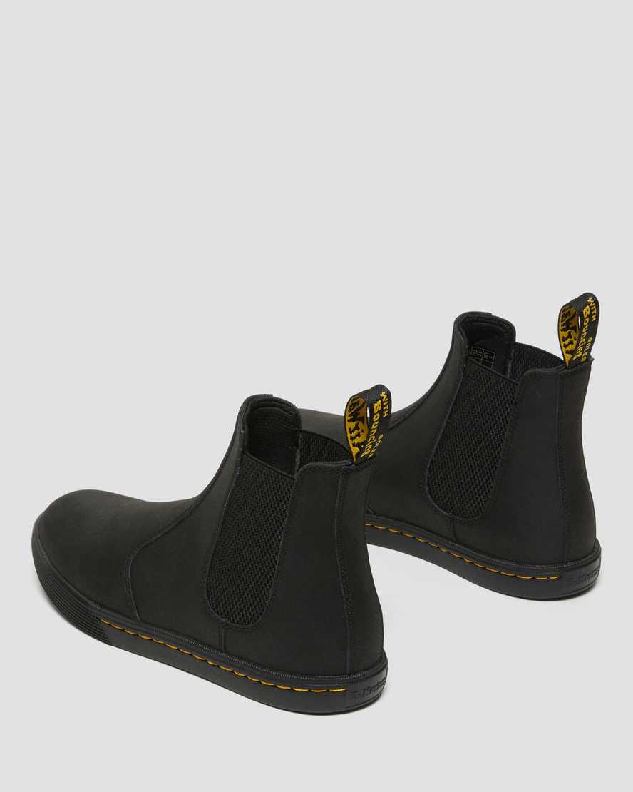 schwarze dr. martens makela chelsea boots für damen