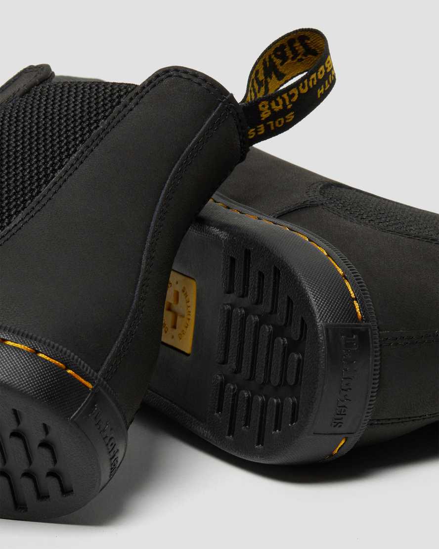 schwarze dr. martens makela chelsea boots für damen