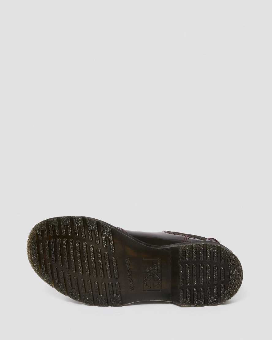 rote dr. martens 2976 arcadia chelsea boots für damen