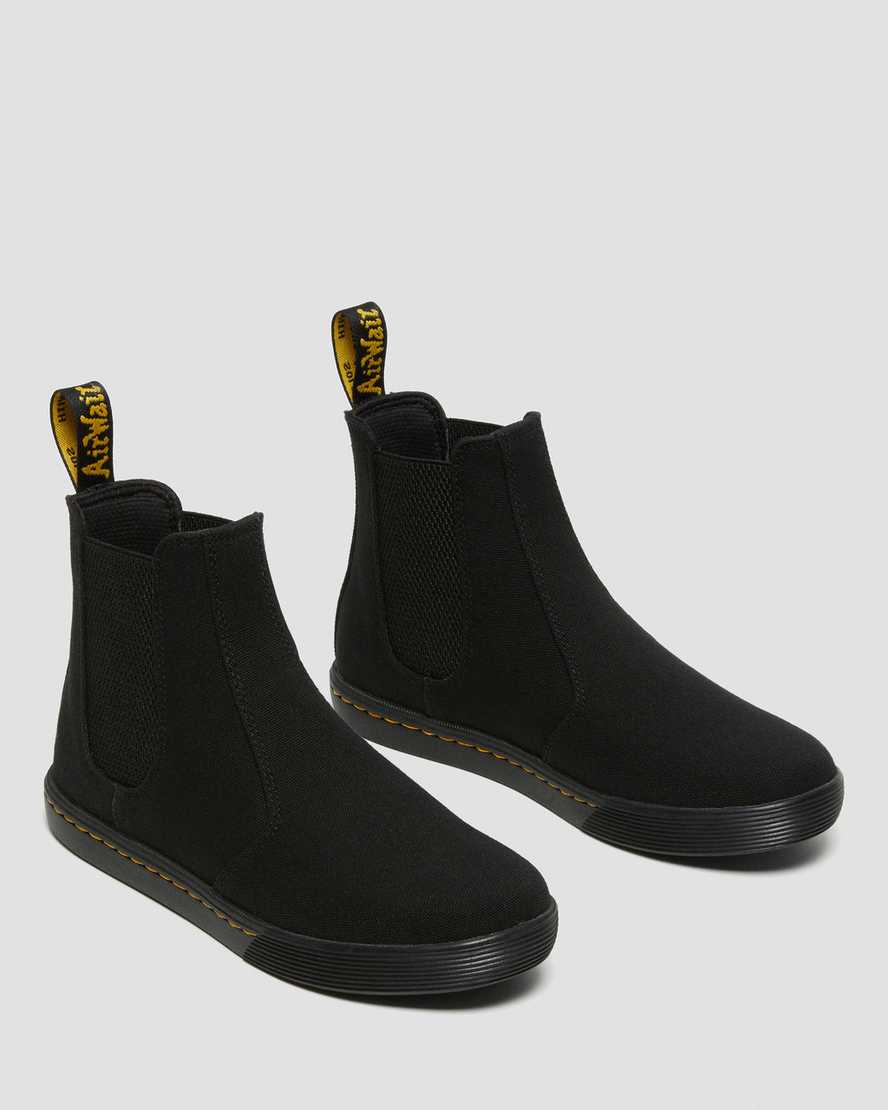 schwarze dr. martens makela chelsea boots für damen
