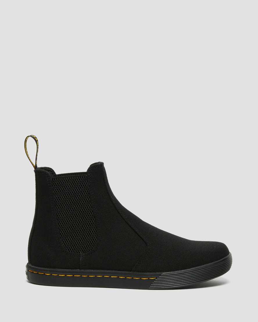schwarze dr. martens makela chelsea boots für damen