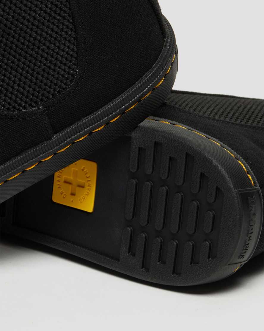 schwarze dr. martens makela chelsea boots für damen