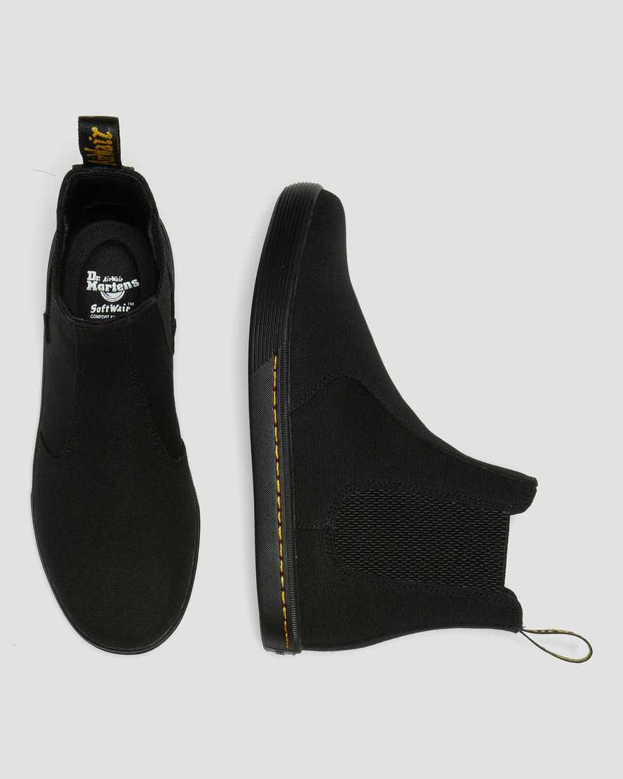 schwarze dr. martens makela chelsea boots für damen