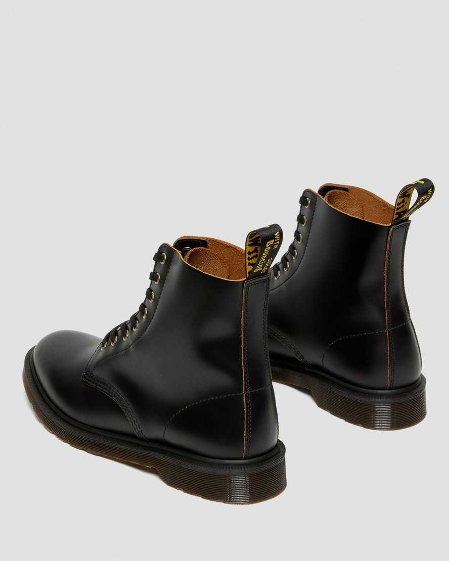 schwarze dr. martens 1460 vintage smooth damen-schnürstiefel