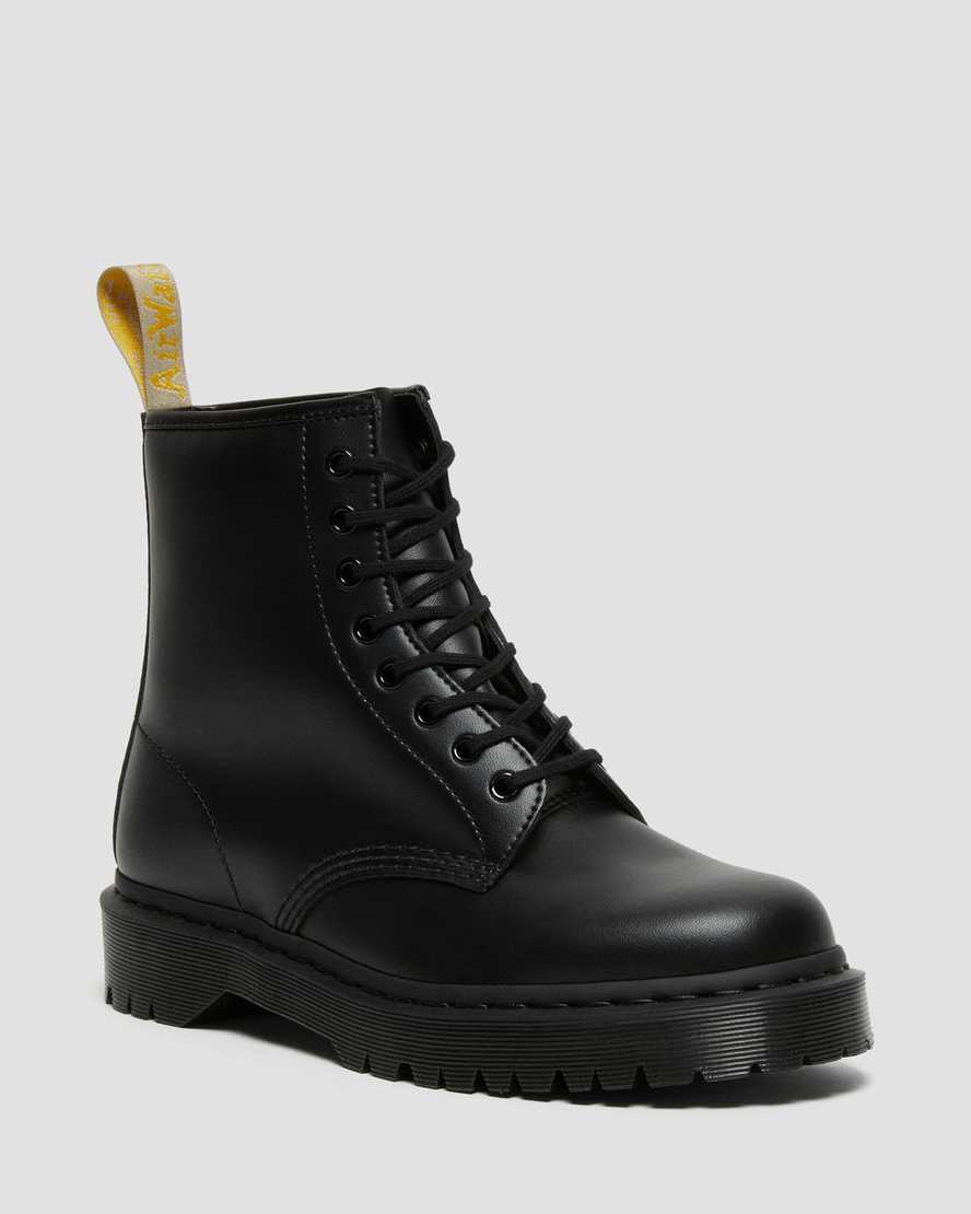 schwarze dr. martens 1460 bex mono damen-schnürstiefel