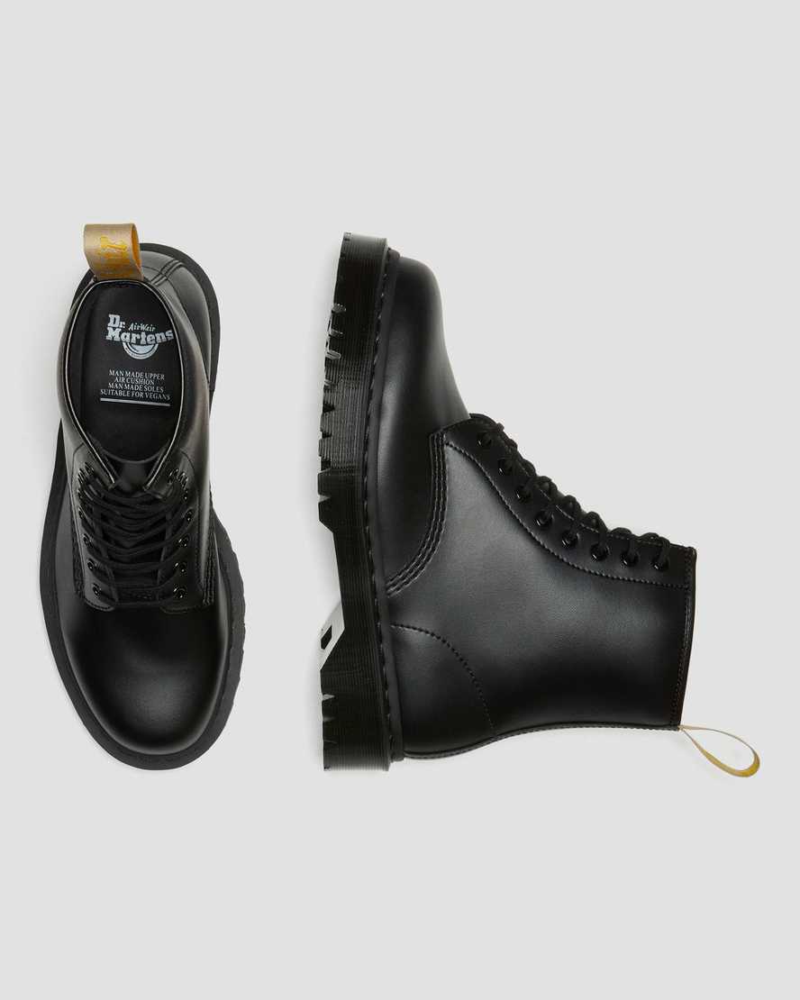 schwarze dr. martens 1460 bex mono damen-schnürstiefel