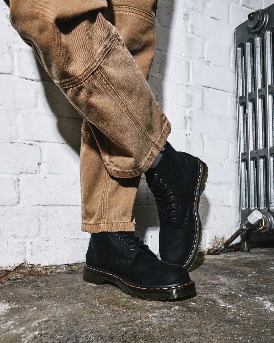 schwarze dr. martens 1460 pascal damen-schnürstiefel