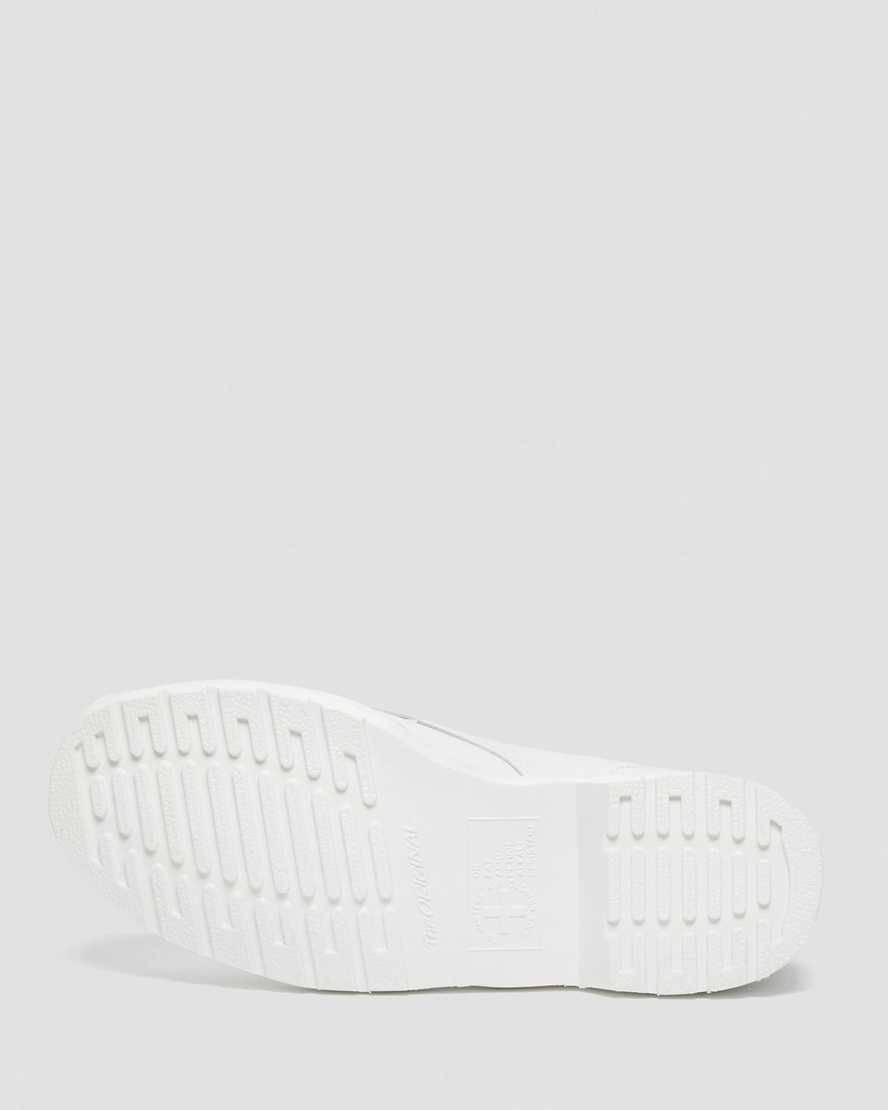 weiße dr. martens 1460 mono smooth damen-schnürstiefel