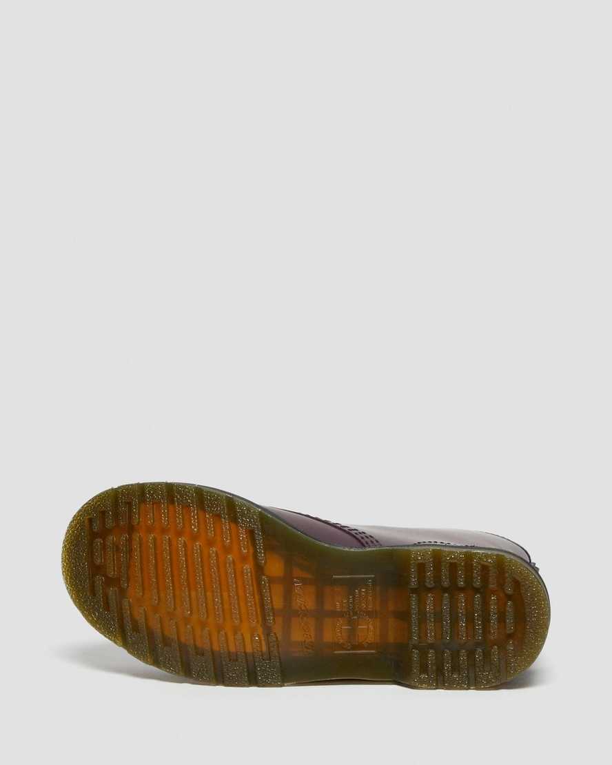 lila dr. martens 1460 smooth damen-schnürstiefel