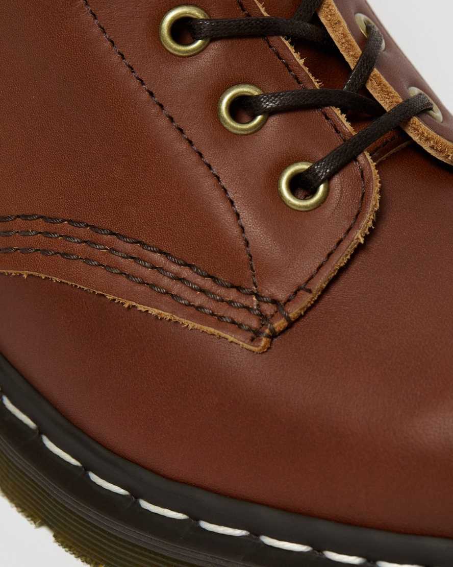 dr. martens 1460 damen-schnürstiefel hellbraun pflanzlich gegerbt