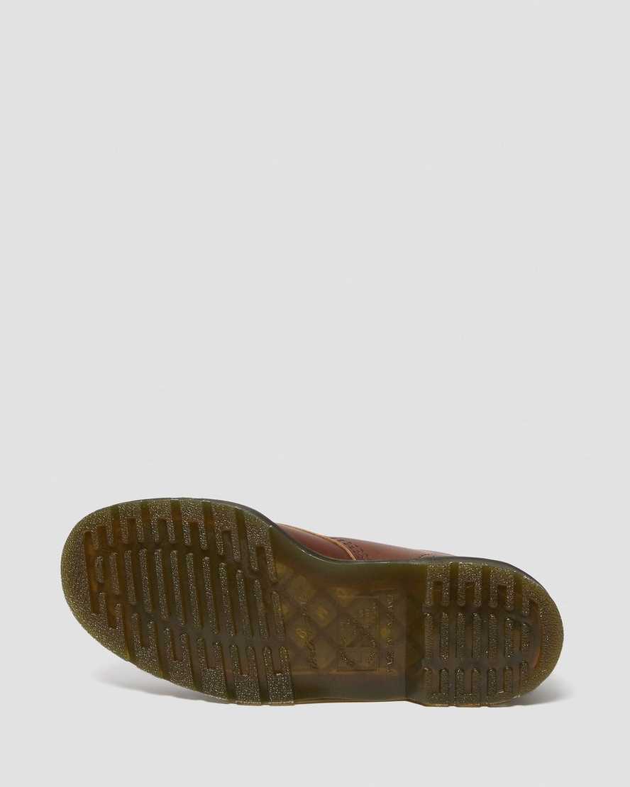 dr. martens 1460 damen-schnürstiefel hellbraun pflanzlich gegerbt