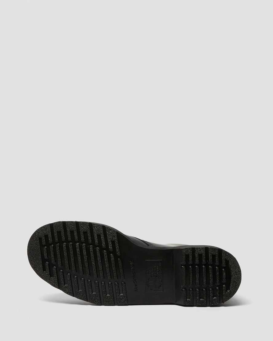 schwarze dr. martens 1460 mono smooth damen-schnürstiefel