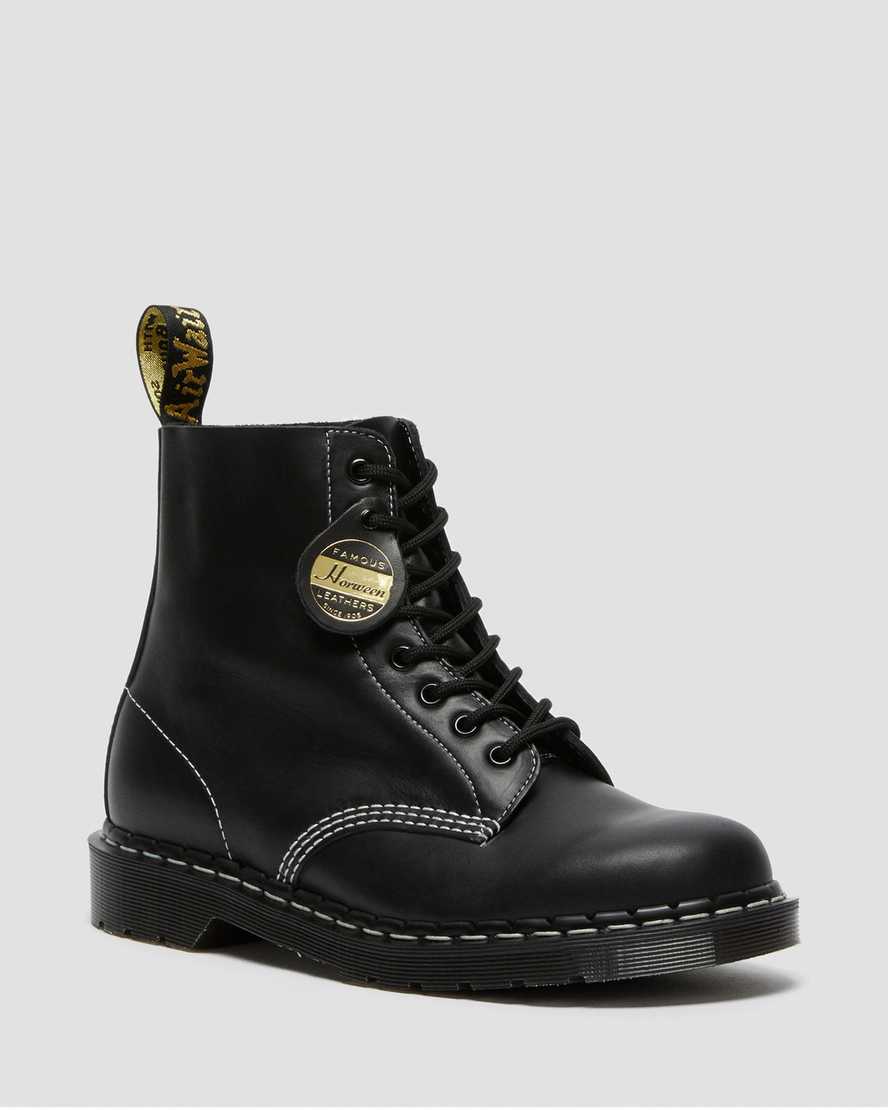 schwarze dr. martens 1460 pascal cavalier damen-schnürstiefel