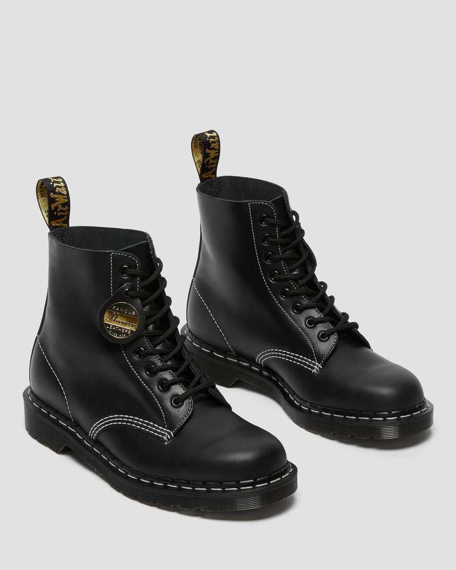 schwarze dr. martens 1460 pascal cavalier damen-schnürstiefel
