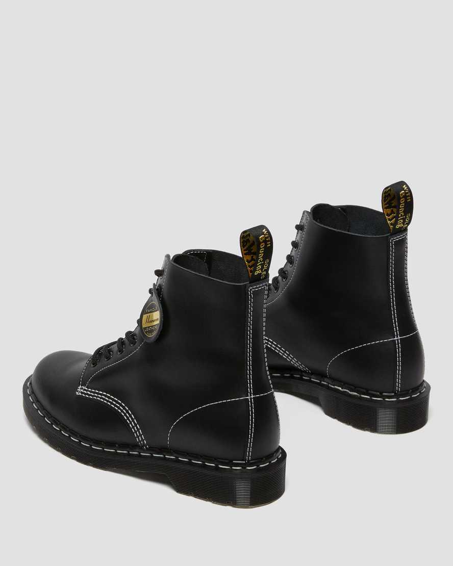 schwarze dr. martens 1460 pascal cavalier damen-schnürstiefel